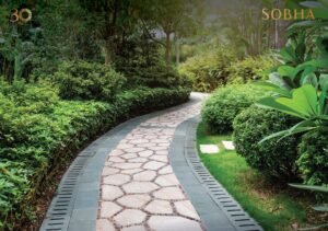 SOBHA Conserve garden walkway