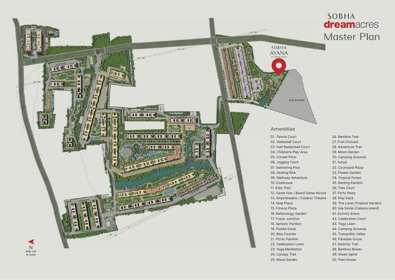 SOBHA Dream Acres master plan