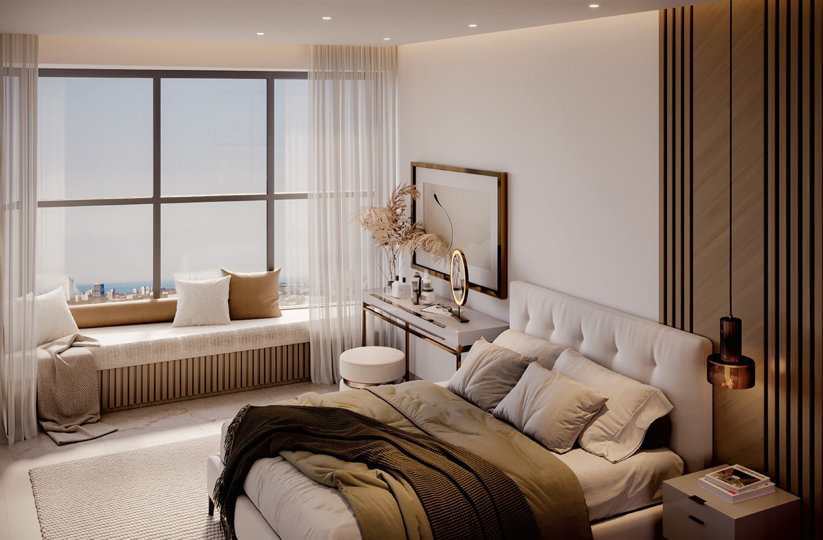 SOBHA Elysia guest bedroom