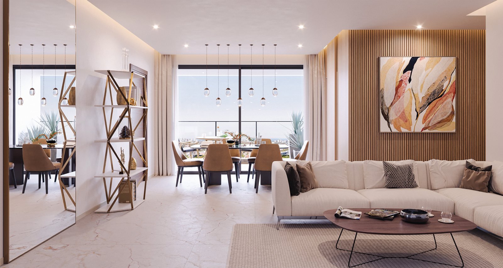 SOBHA Elysia living and dining room