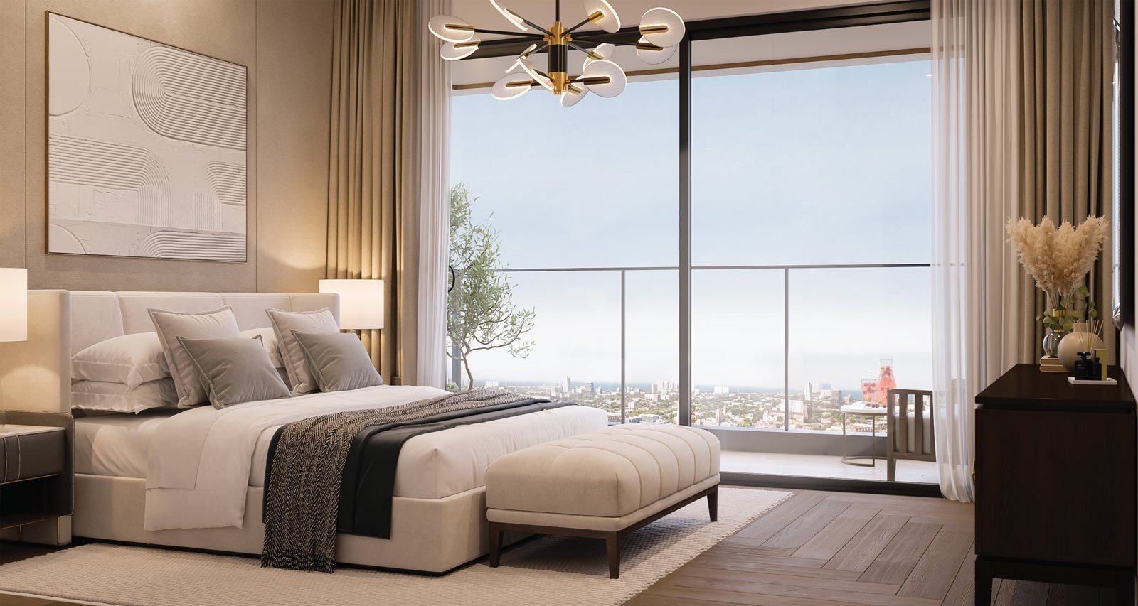 SOBHA Elysia master bedroom