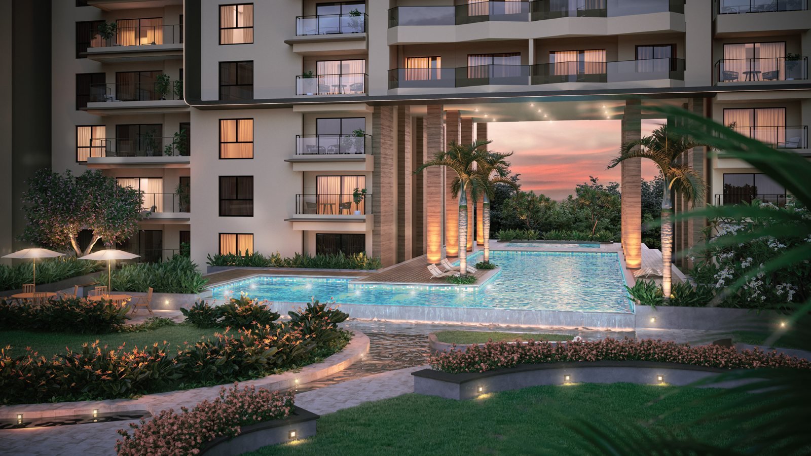 SOBHA Elysia swimming pool