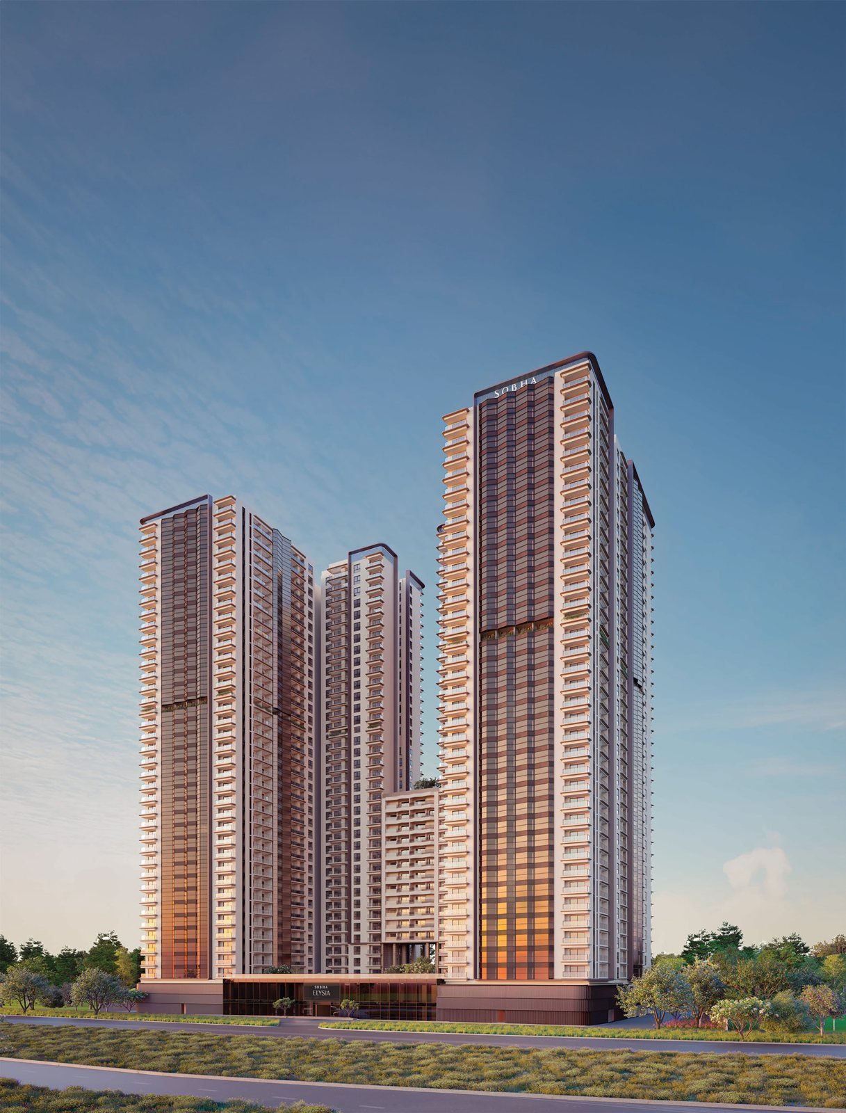SOBHA Elysia towers day view