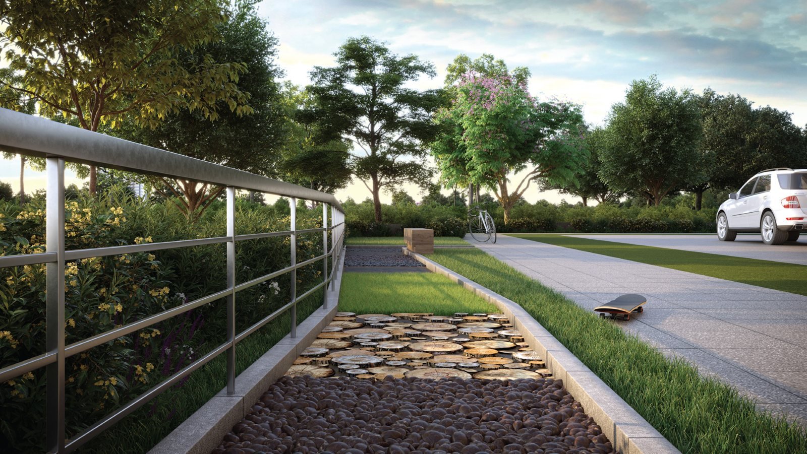 SOBHA Elysia wellness walkway