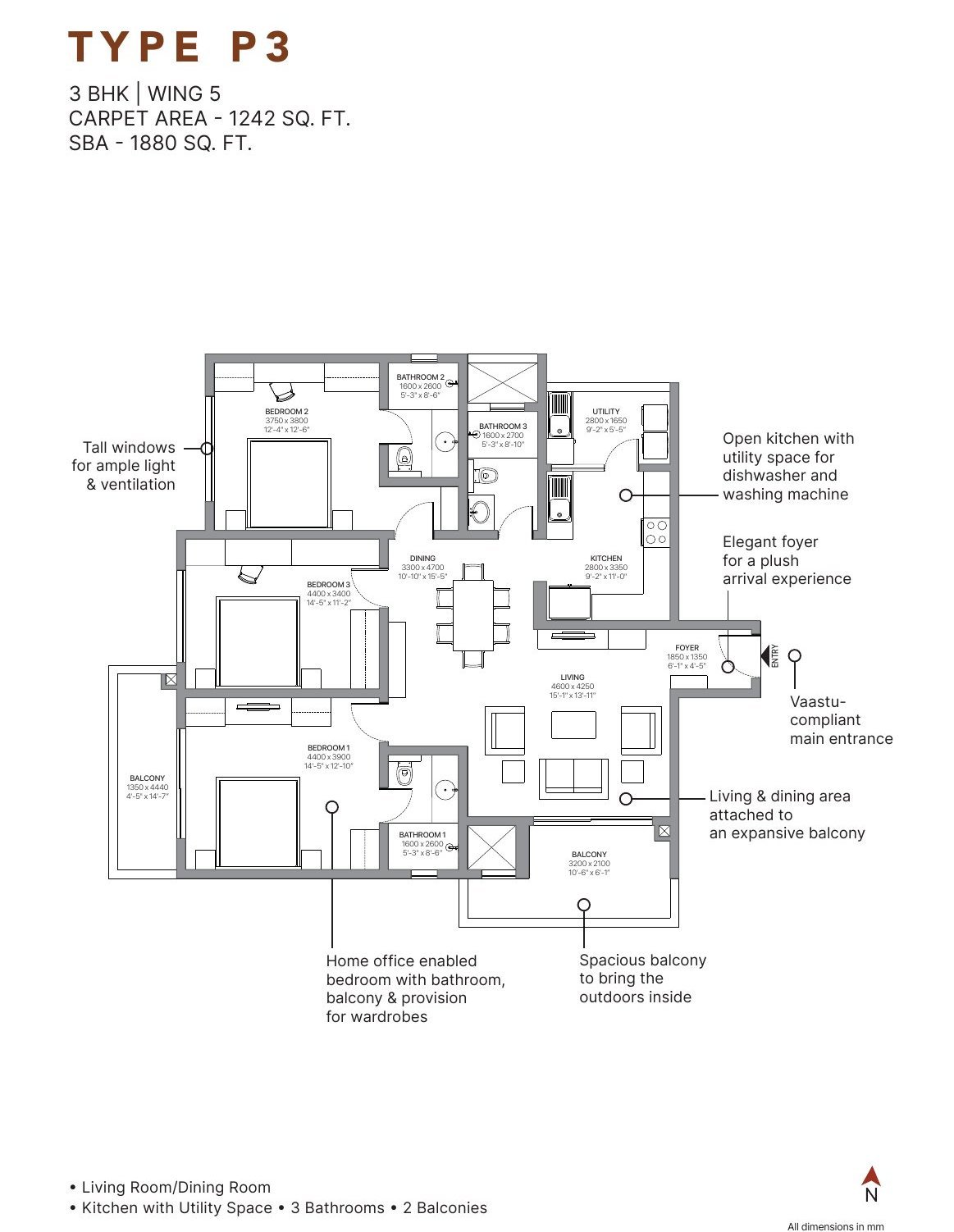 SOBHA Infinia Koramangala: Luxury 3 & 4 BHK Residences — floor plan preview