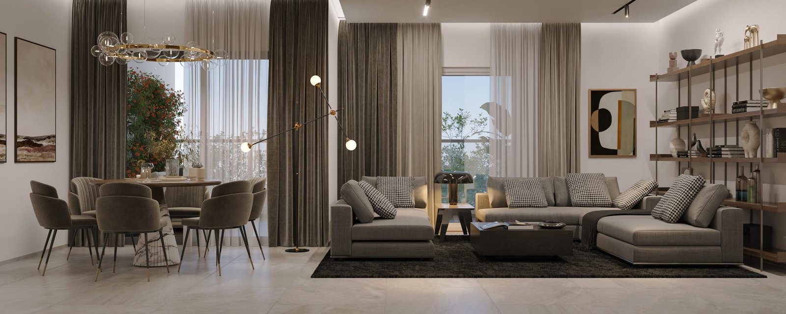 SOBHA Infinia living and dining room