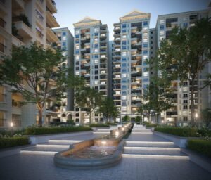 SOBHA Infinia plaza with cascading waters