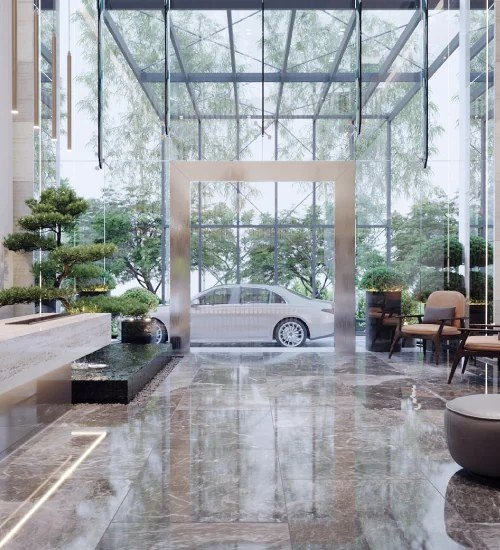 SOBHA Insignia entrance plaza