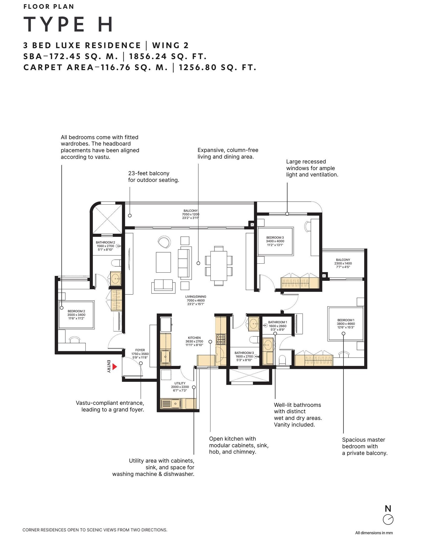 SOBHA Magnus Bannerghatta Road: Luxury 3 & 4 BHK Homes — floor plan preview