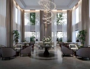 SOBHA Magnus clubhouse lounge