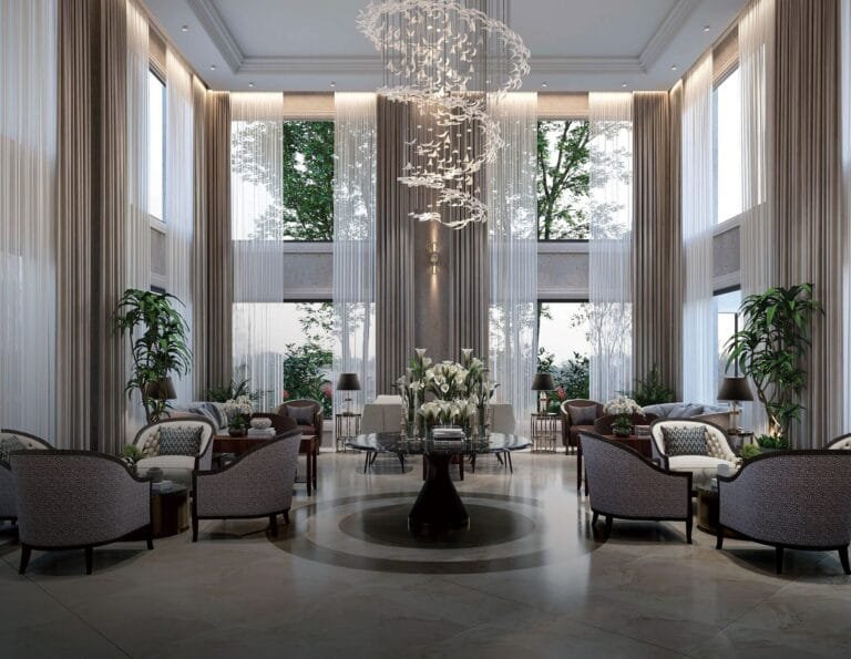 SOBHA Magnus clubhouse lounge