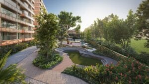 SOBHA Magnus landscaped gardens and amphitheatre