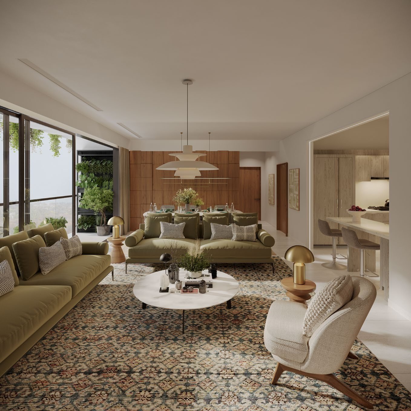 SOBHA Magnus living and dining room