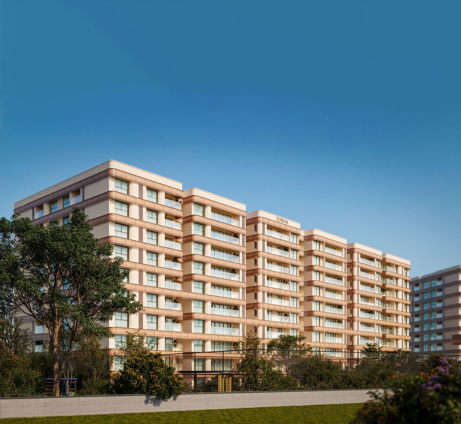 SOBHA Magnus wings and facade