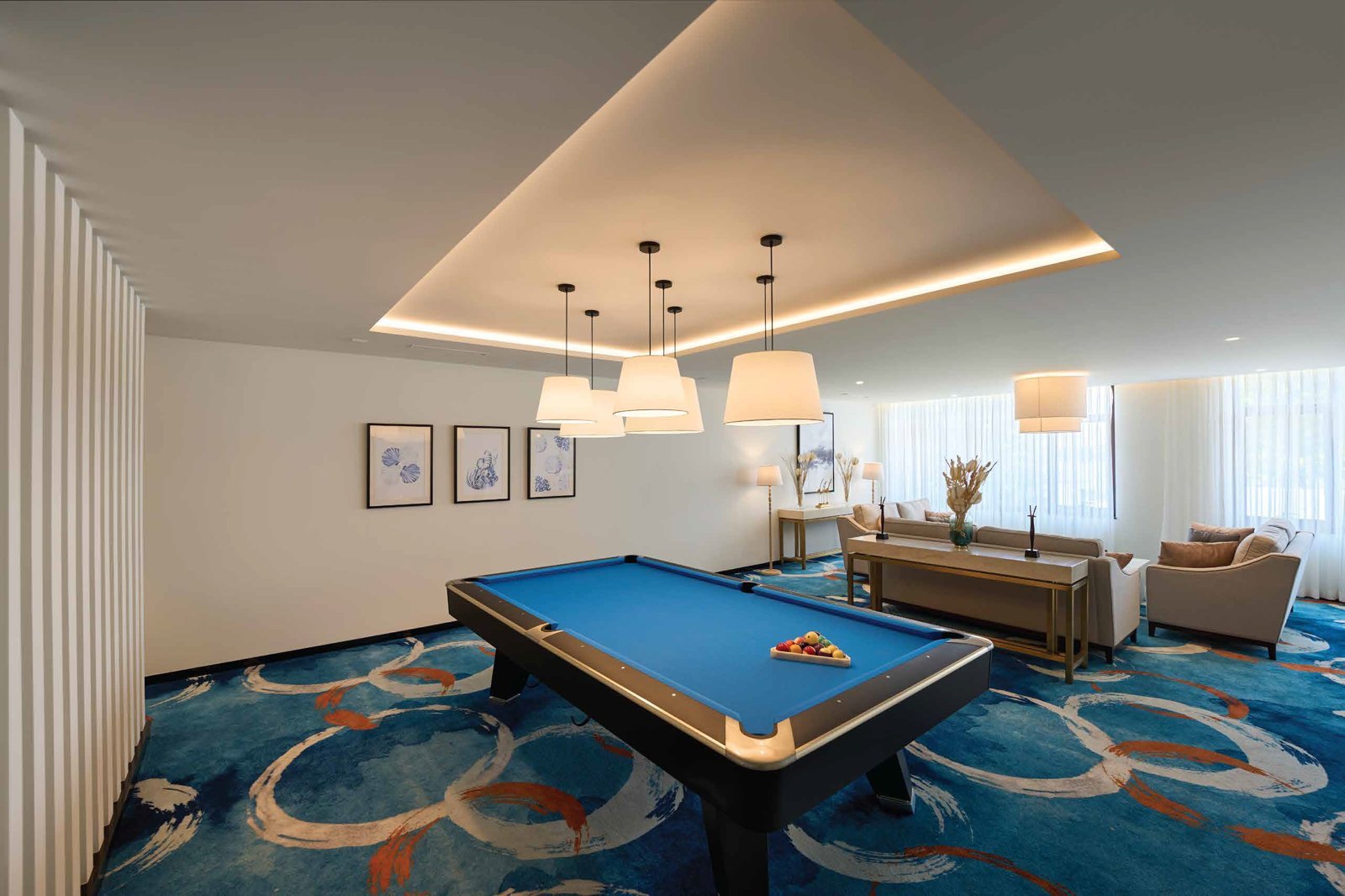 SOBHA Marina One indoor lounge