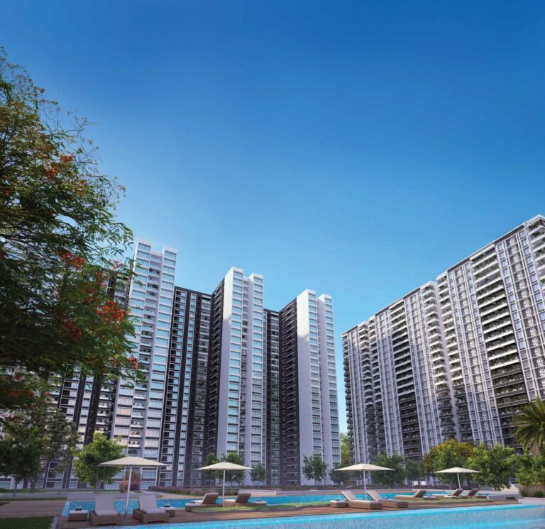SOBHA Marina One towers and pool