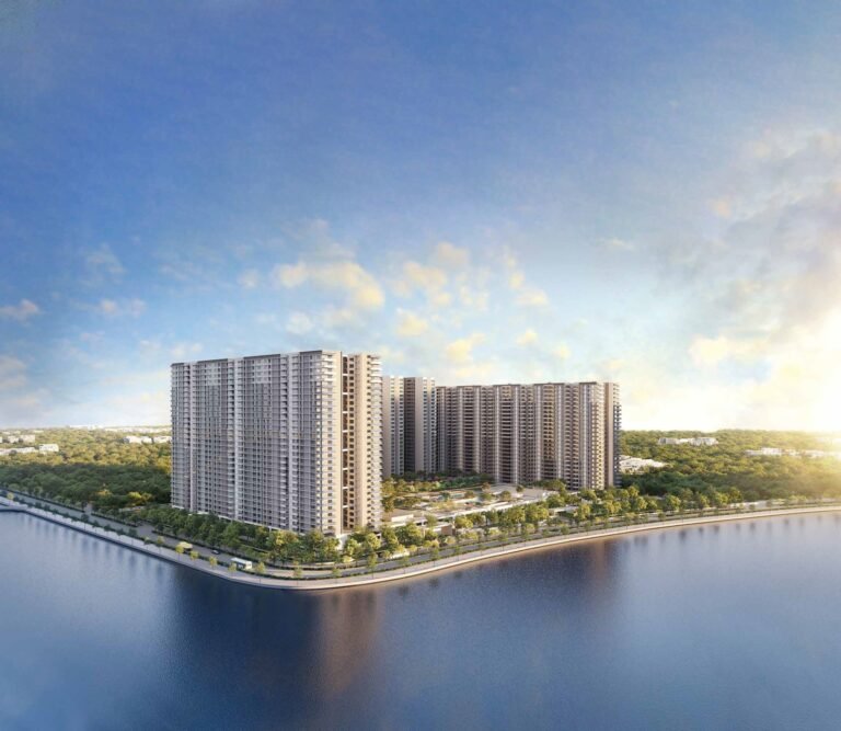 SOBHA Marina One Kochi waterfront aerial view