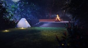 SOBHA Meadows bonfire deck