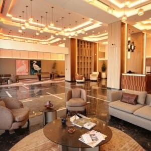 SOBHA Nesara double-height lobby