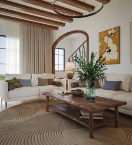 SOBHA Oakshire row house family lounge