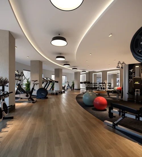 SOBHA Ridge clubhouse gym