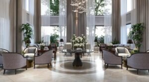 SOBHA Ridge clubhouse lounge