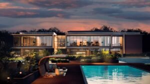 SOBHA Rivana clubhouse and pool