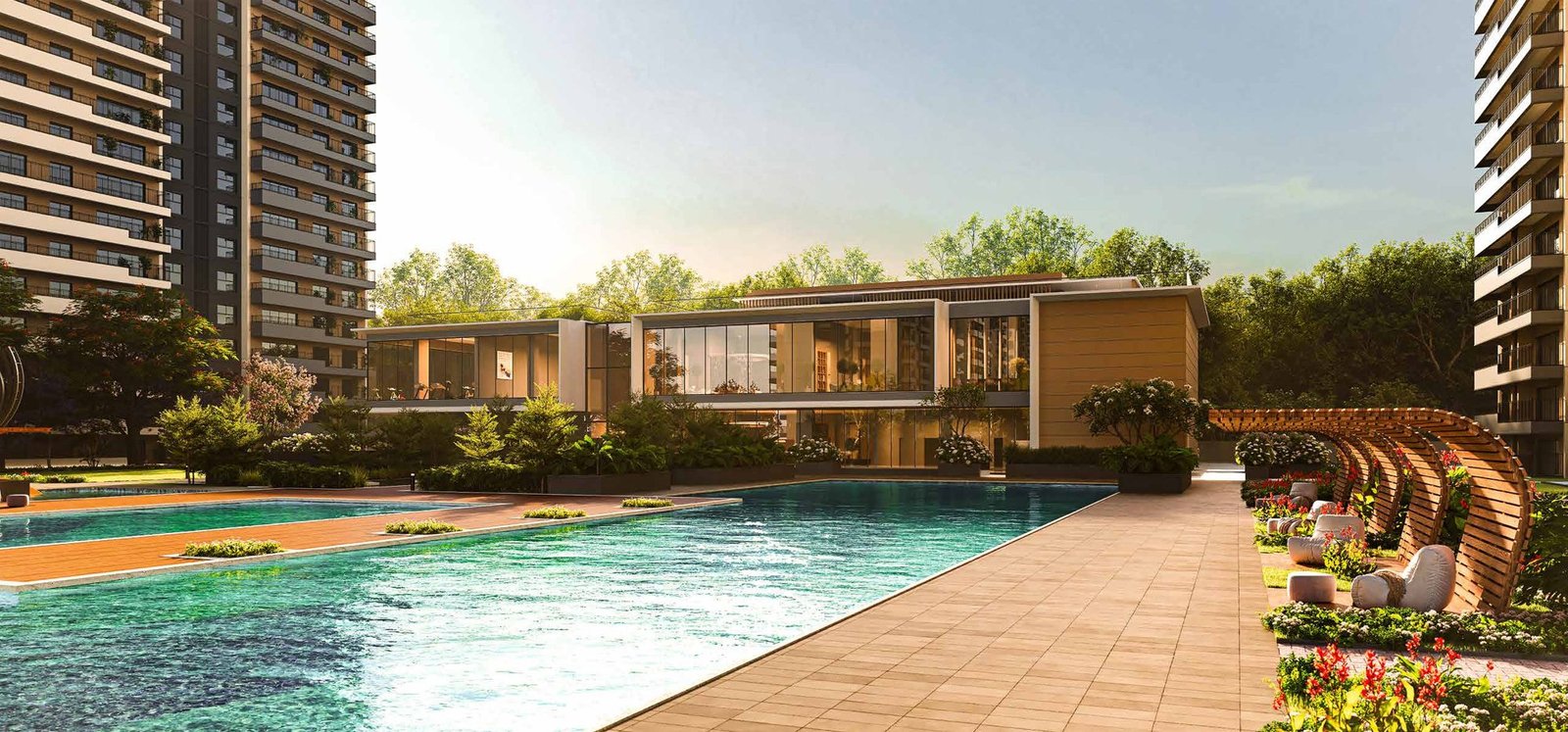 SOBHA Rivana leisure pool