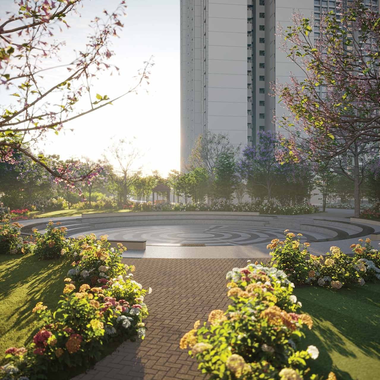 SOBHA Rivana reflexology island
