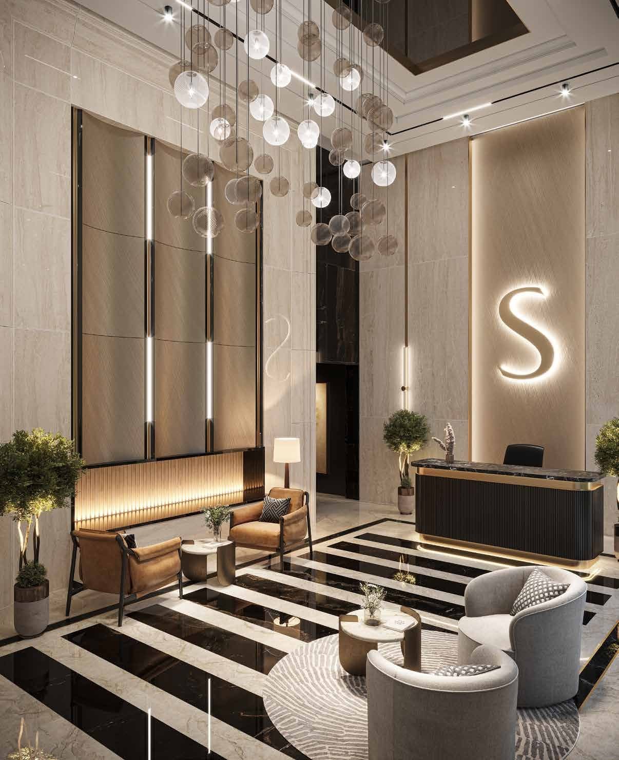 SOBHA Rivana tower entrance lobby