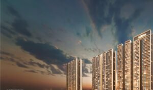 SOBHA Rivana towers at dusk