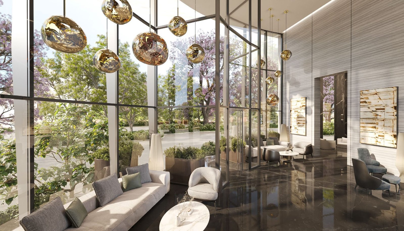 SOBHA Townpark arrival lobby