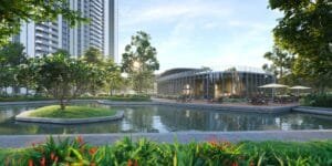 SOBHA Townpark lagoon and Town Centre
