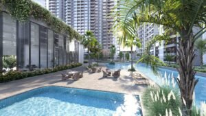 SOBHA Townpark pool deck