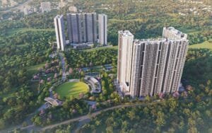SOBHA Townpark township aerial view