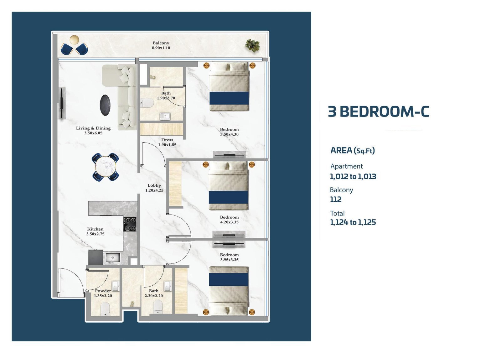 3 Bedroom C