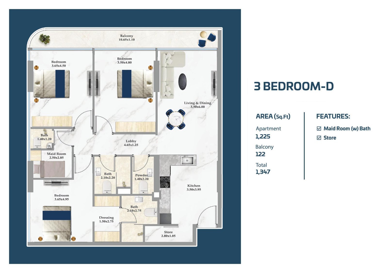 3 Bedroom D