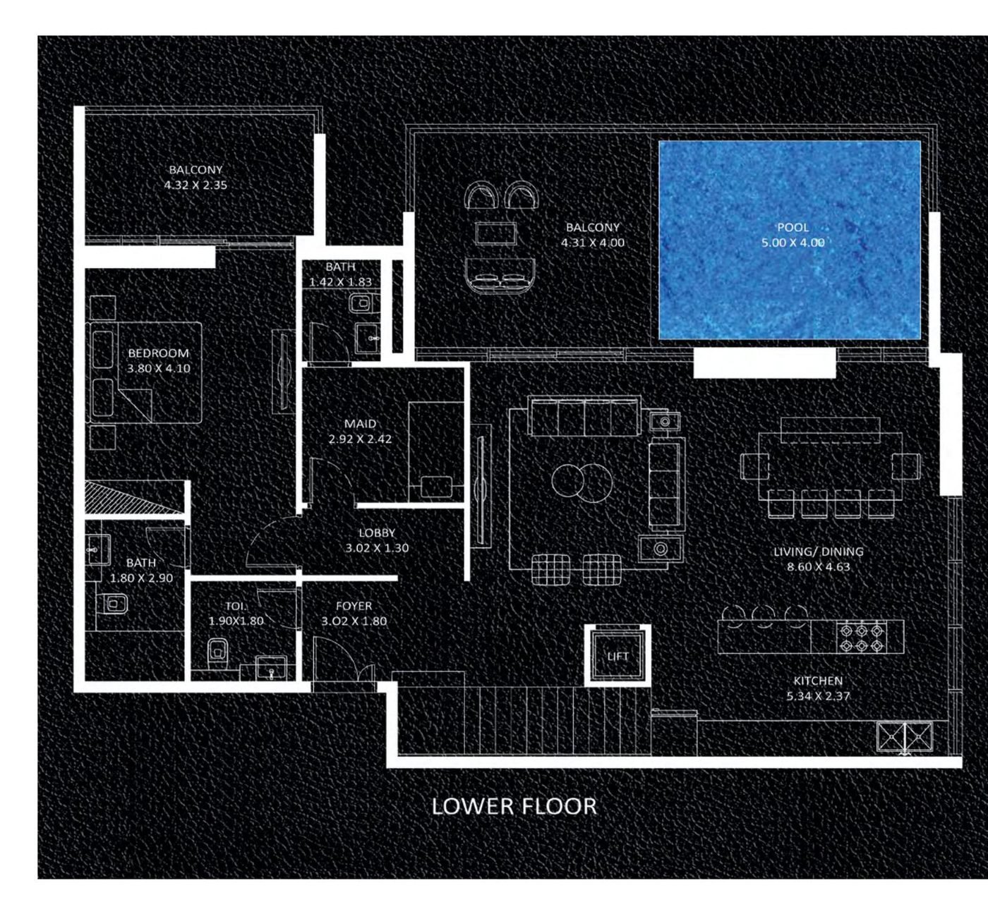 4 Bedroom Sky Villa – Type C