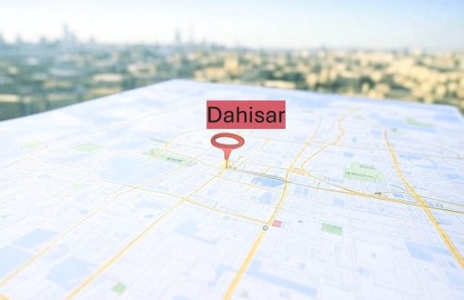 Location map of Dahisar Check Naka